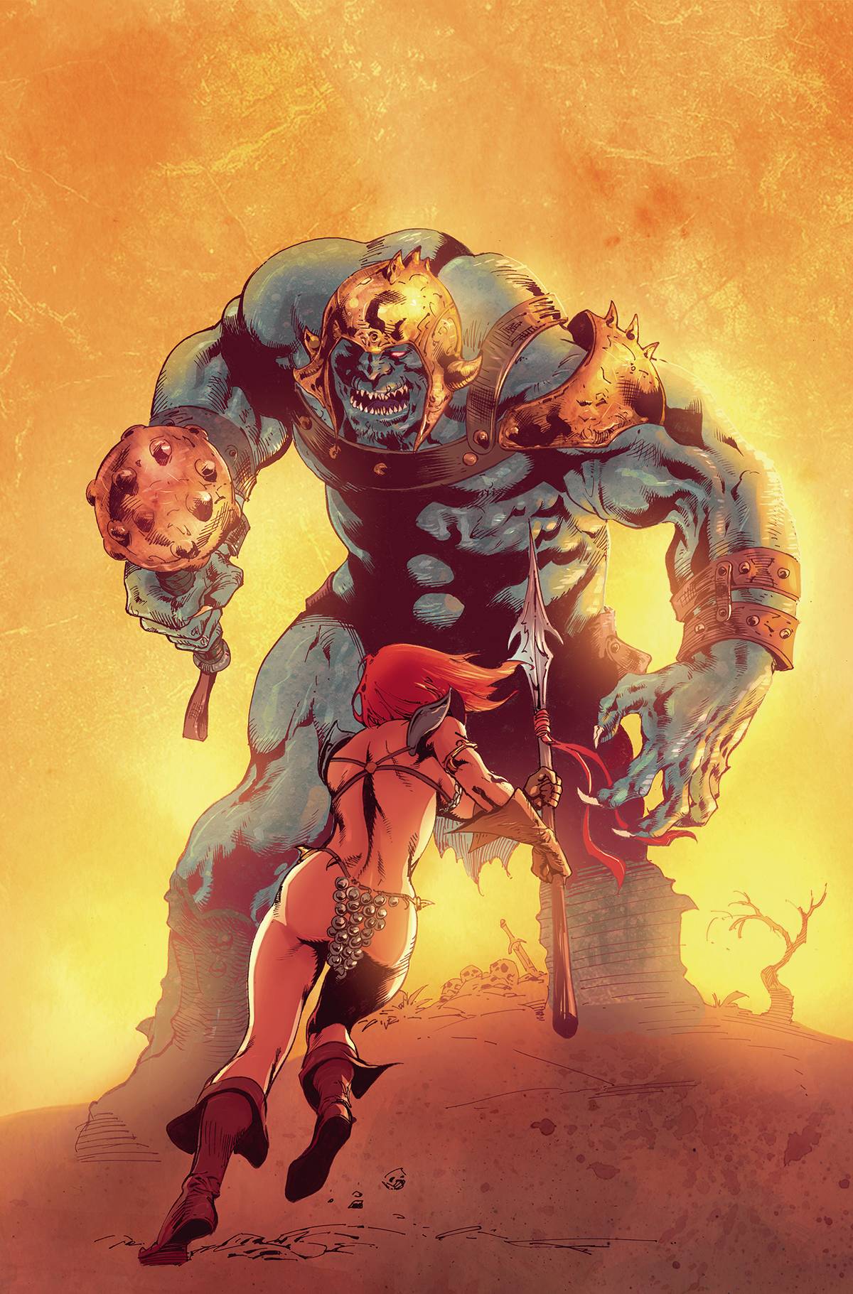 RED SONJA (2021) #7 CVR Q 1:11 CASTRO VIRGIN VARIANT - Third Eye