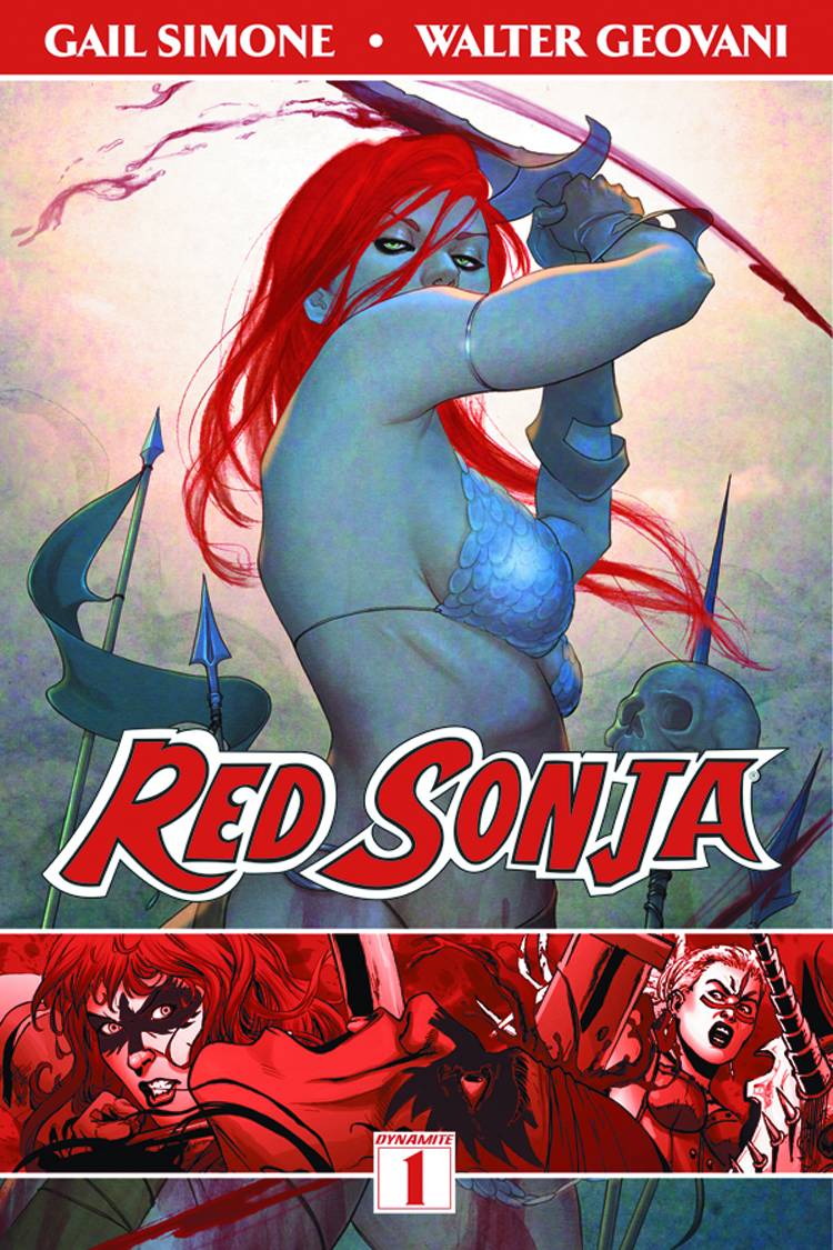 DYNAMITE Graphic Novel Red Sonja Gail Simone TP Vol 01 Queen Of Plagues 9781606904817 FEB220524