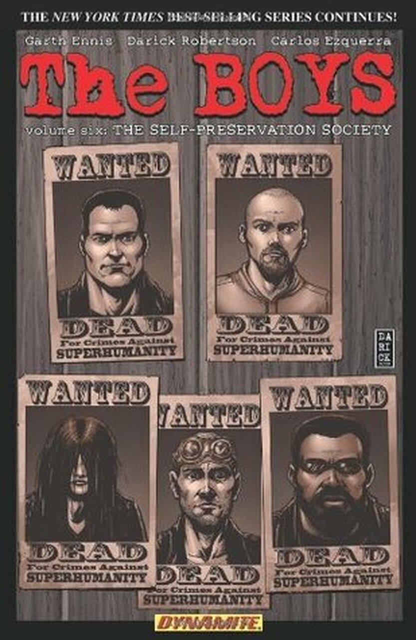 DYNAMITE Graphic Novel Boys TP Vol 06 Self-Preservation Society (MR) 9781606901250 JAN100870