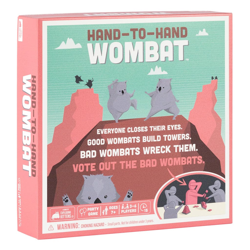 Exploding Kittens Board Games > Party Games Hand-to-Hand Wombat 810083041940 EKG WMBT-CORE-4