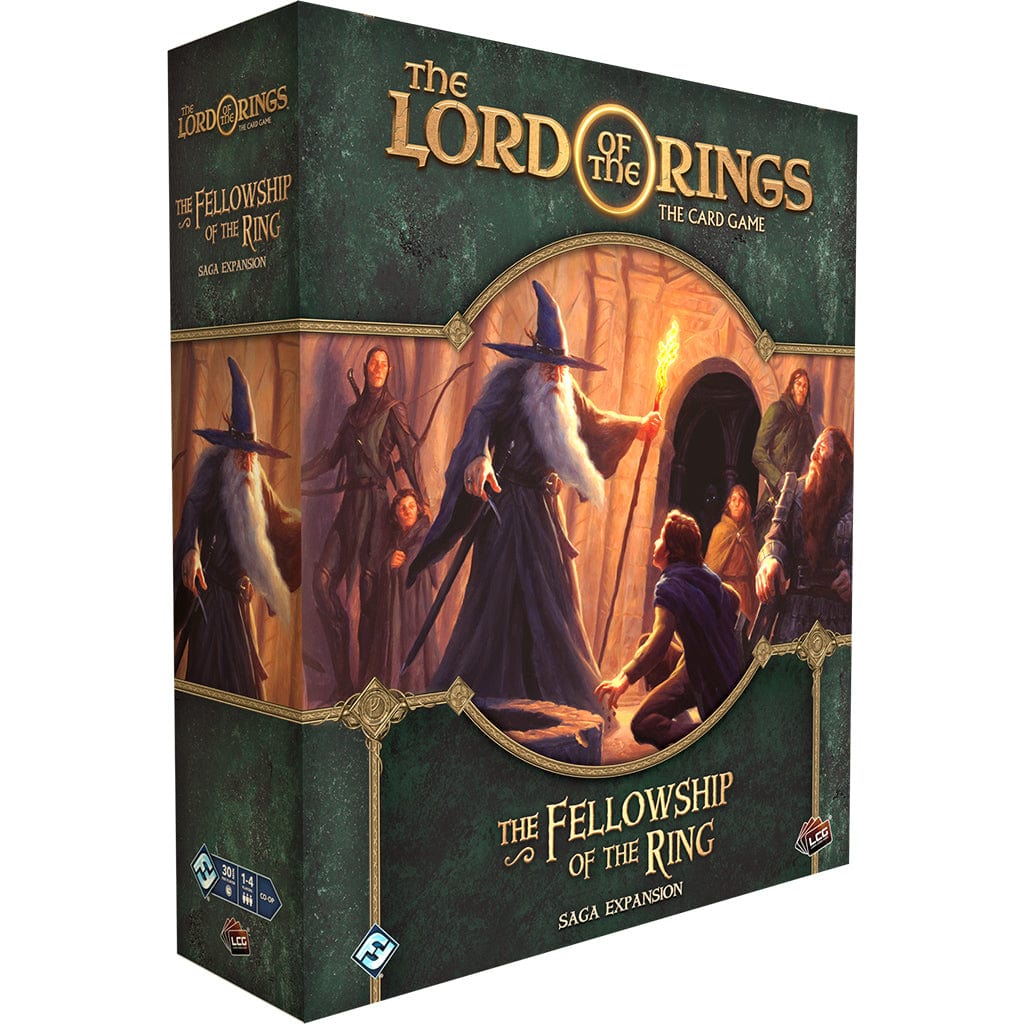Fantasy Flight Games Board Games > Small Box Games > Expansions Lord of the Rings LCG: Fellowship of the Ring Saga Expansion 841333113780 MEC109