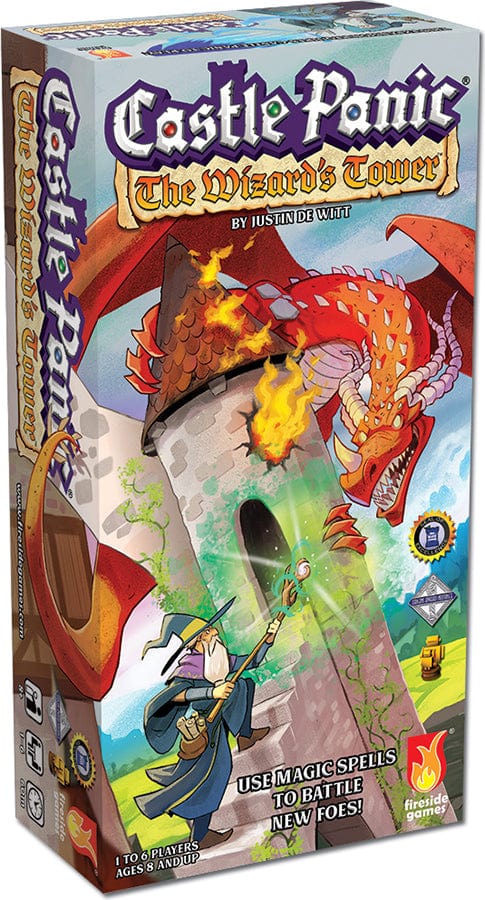 Fireside Games Board Games > Large Box Games > Expansions Castle Panic: Second Edition - The Wizards Tower Expansion 850680002432 FSD 1017