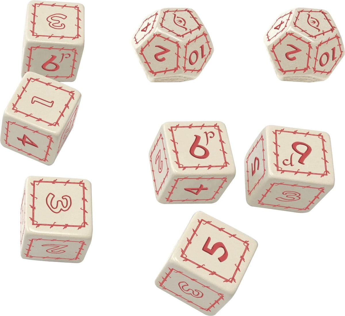 One Ring RPG: White Dice Set - Third Eye