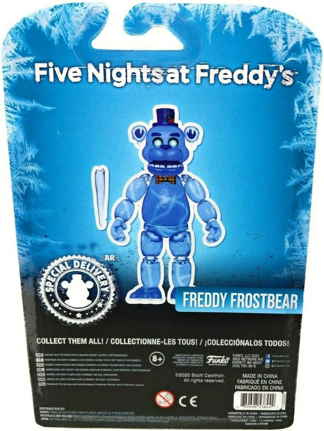 Figura de ação Funko: cinco noites no Freddy's - Freddy Frostbear 