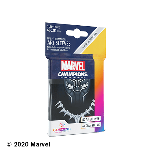 --- Game Supplies > Card Sleeves Gamegenic: Marvel Champions Sleeves - Black Panther 4251715409596 G10094