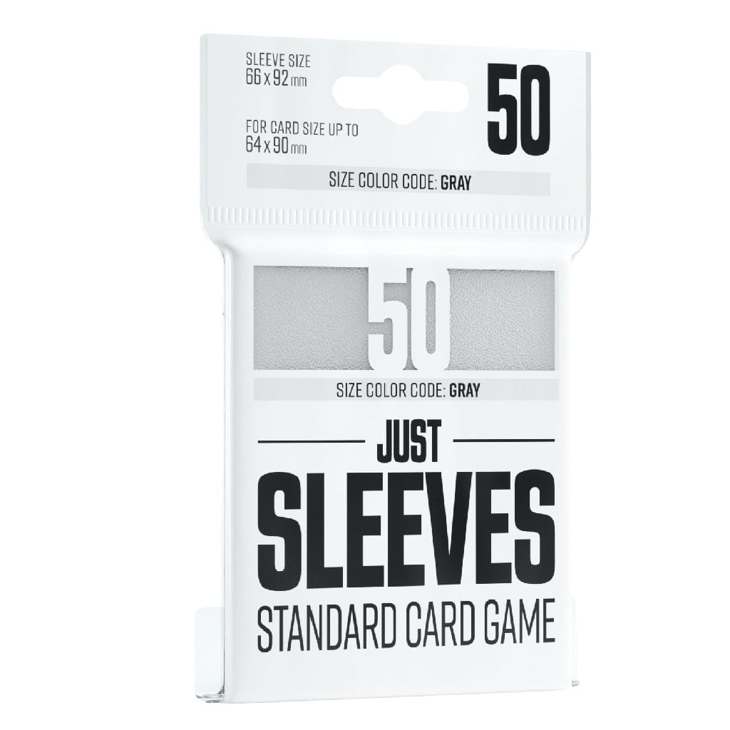 Gamegenic Game Supplies > Card Sleeves Just Sleeves: 50ct Standard - White 4251715411346 GX1007