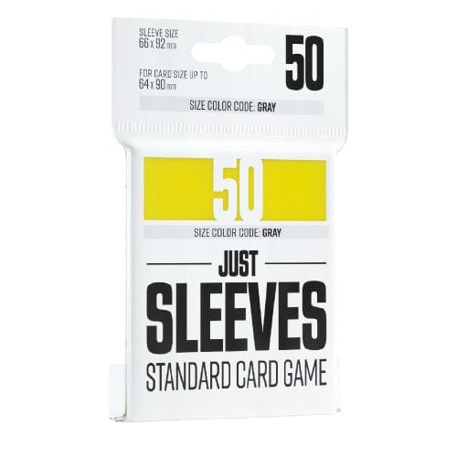 Gamegenic Game Supplies > Card Sleeves Just Sleeves: 50ct Standard - Yellow 4251715411360 GX1009