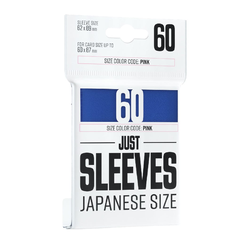 Gamegenic Game Supplies > Card Sleeves Just Sleeves: Japanese Size, Blue 4251715411438 GX1016
