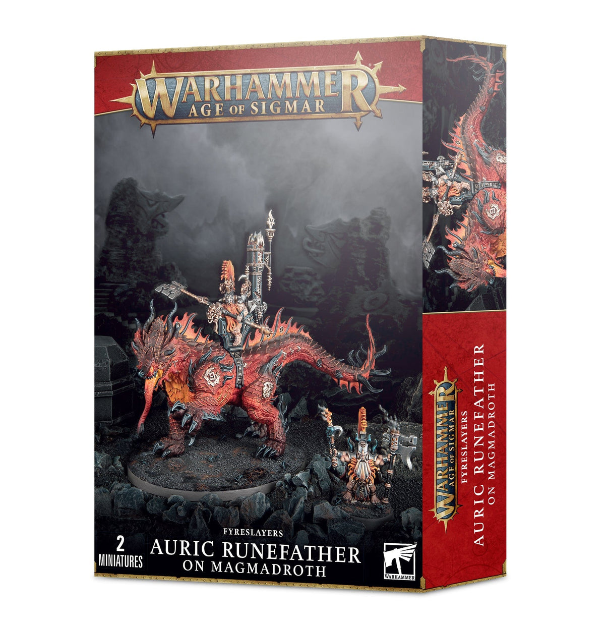 Warhammer - Age of Sigmar: Fyreslayers - Auric Runefather / Magmadroth - Third Eye
