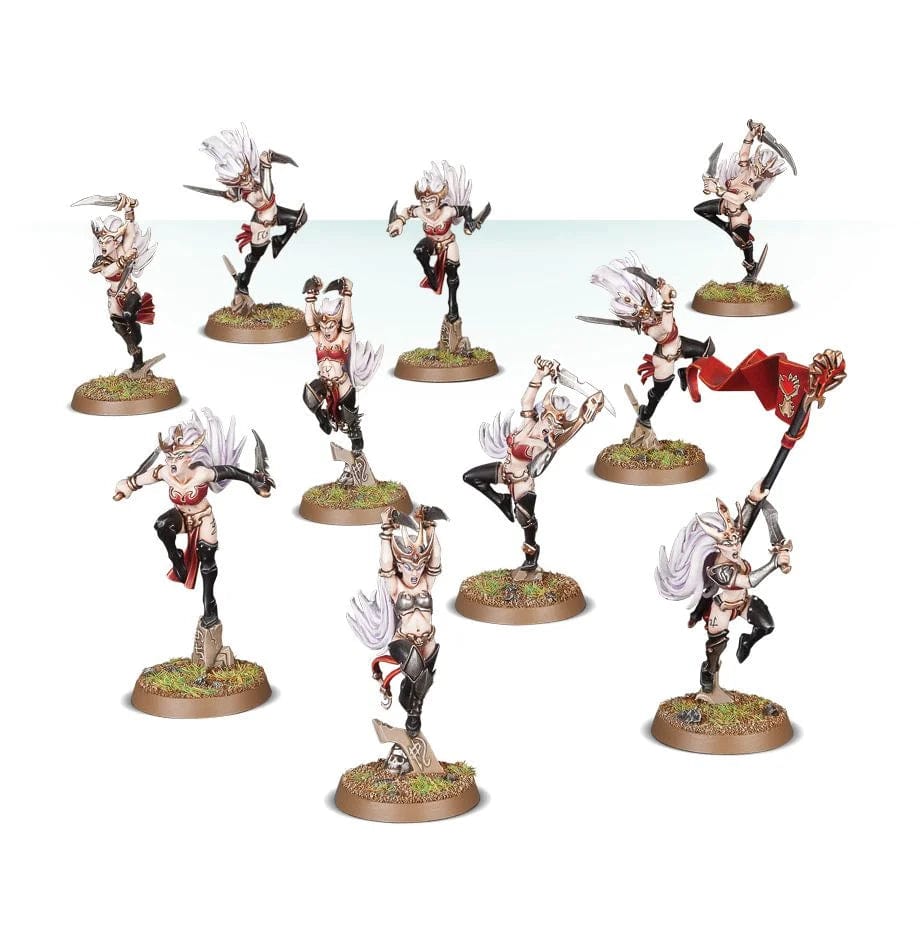 Games Workshop Tabletop Games > Games Workshop > Age of Sigmar Warhammer - Age of Sigmar: Daughters of Khaine - Witch Aelves 3E 5011921177523 85-10