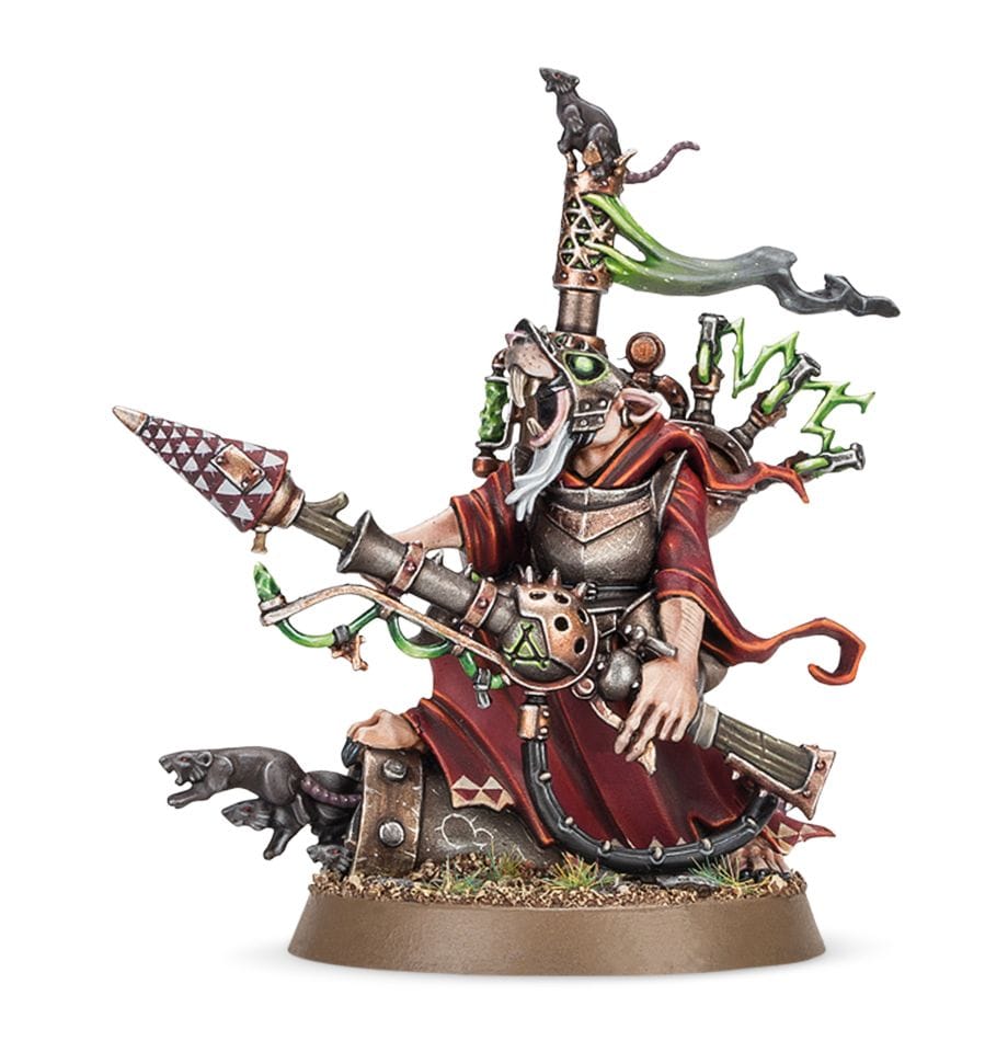 Games Workshop Tabletop Games > Games Workshop > Age of Sigmar Warhammer - Age of Sigmar: Skaven - Warlock Bombardier 3E 5011921179336 90-25