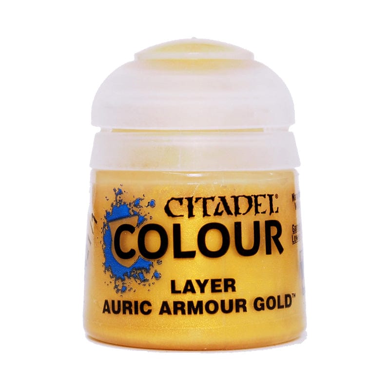 Games Workshop Tabletop Games > Games Workshop > Citadel Citadel: Layer Paint - Auric Armour Gold (New Version) 5011921186808 22-62