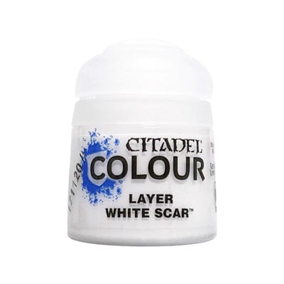 Games Workshop Tabletop Games > Games Workshop > Citadel Citadel: Layer Paint - White Scar (New Version) 5011921186754 22-57