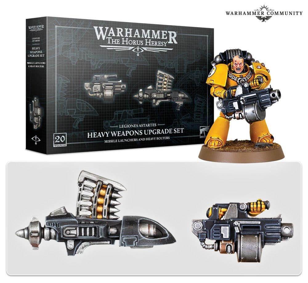 Warhammer - Horus Heresy: Legiones Astartes - Heavy Weapons Upgrade Set, Missile Launchers and Heavy Bolters - Third Eye