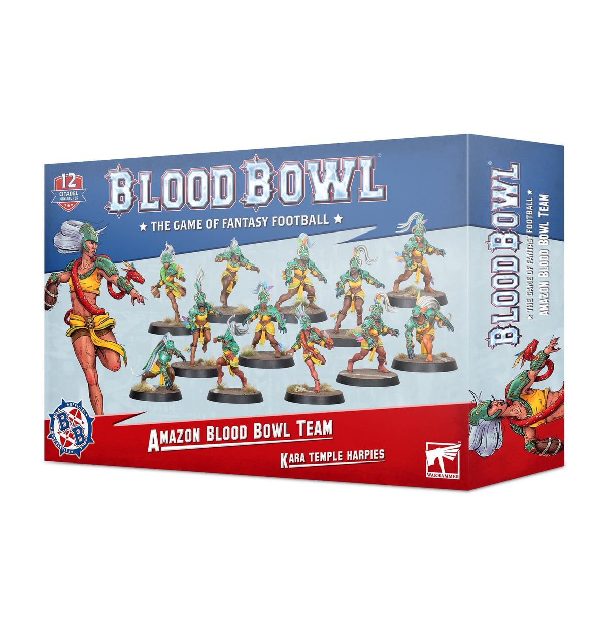 Games Workshop Tabletop Games > Games Workshop > Other Warhammer Warhammer - Bloodbowl: Amazon Team - Kara Temple Harpies 5011921173099 202-26