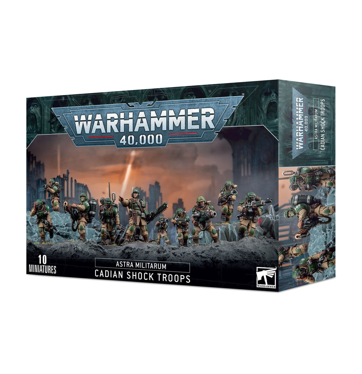 Games Workshop Tabletop Games > Games Workshop > Warhammer 40k > Astra Militarum Warhammer - 40k: Astra Militarum - Cadian Shock Troops 9E 5011921182251 47-33