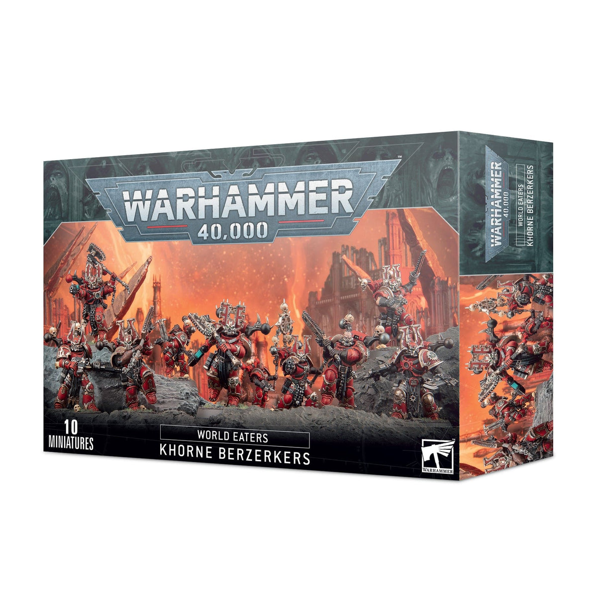 Games Workshop Tabletop Games > Games Workshop > Warhammer 40k > World Eaters Warhammer - 40k: World Eaters - Khorne Berserkers 9E 5011921173259 43-10