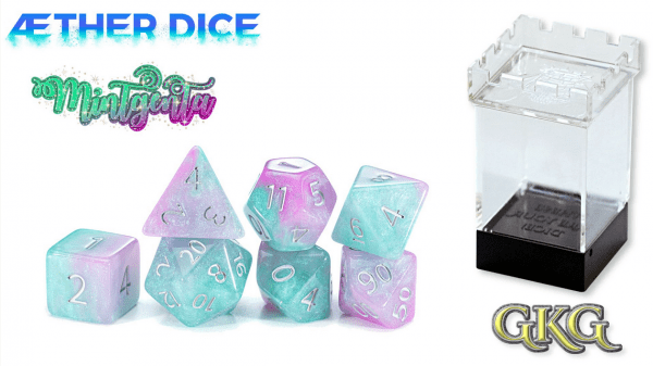 Gate Keeper Games Dice > Gate Keeper Games Gate Keeper: Plastic 7-Die Set - Aether Mintengta 786468917608 GKG AE212