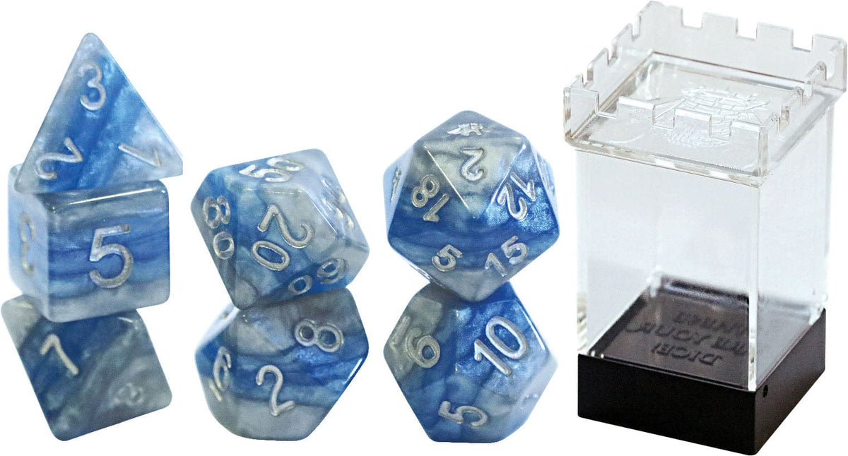 Gate Keeper Games Dice > Gate Keeper Games Gate Keeper: Plastic 7-Die Set - Reality Shard Devotion 633696906839 GKG R93339