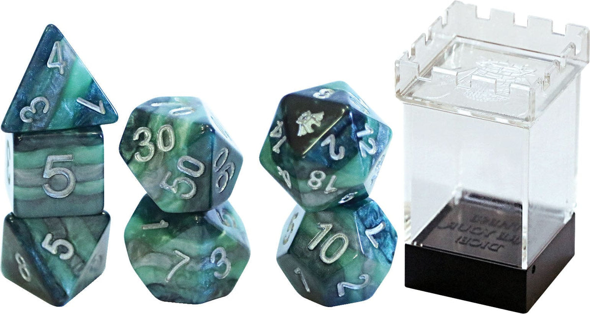 Gate Keeper Games Dice > Gate Keeper Games Gate Keeper: Plastic 7-Die Set - Reality Shards Might 633696906846 GKG R22922