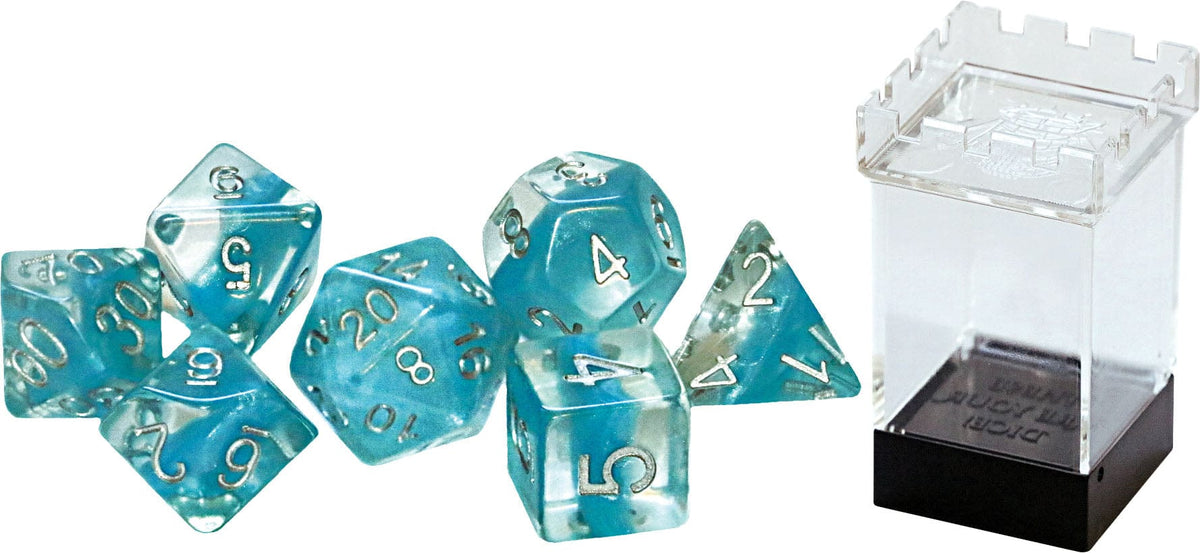 Gate Keeper Games Dice > Other Dice Neutron Dice: Glacier (7 Dice Set) 633696906907 90690