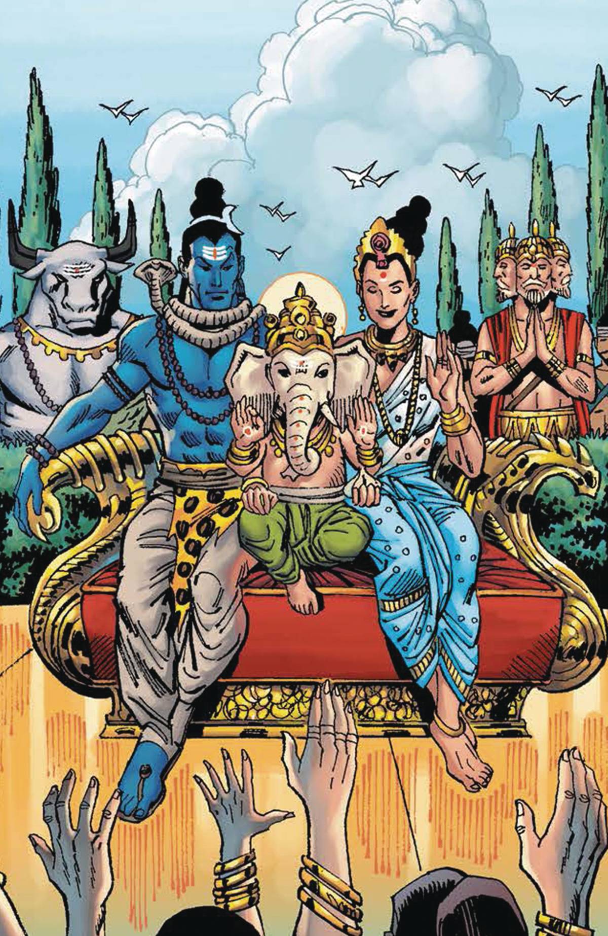 GRAPHIC INDIA MEDIA INC Graphic Novel Legends Of The Eternal Myths Of India GN 9781624640186 JUL171936