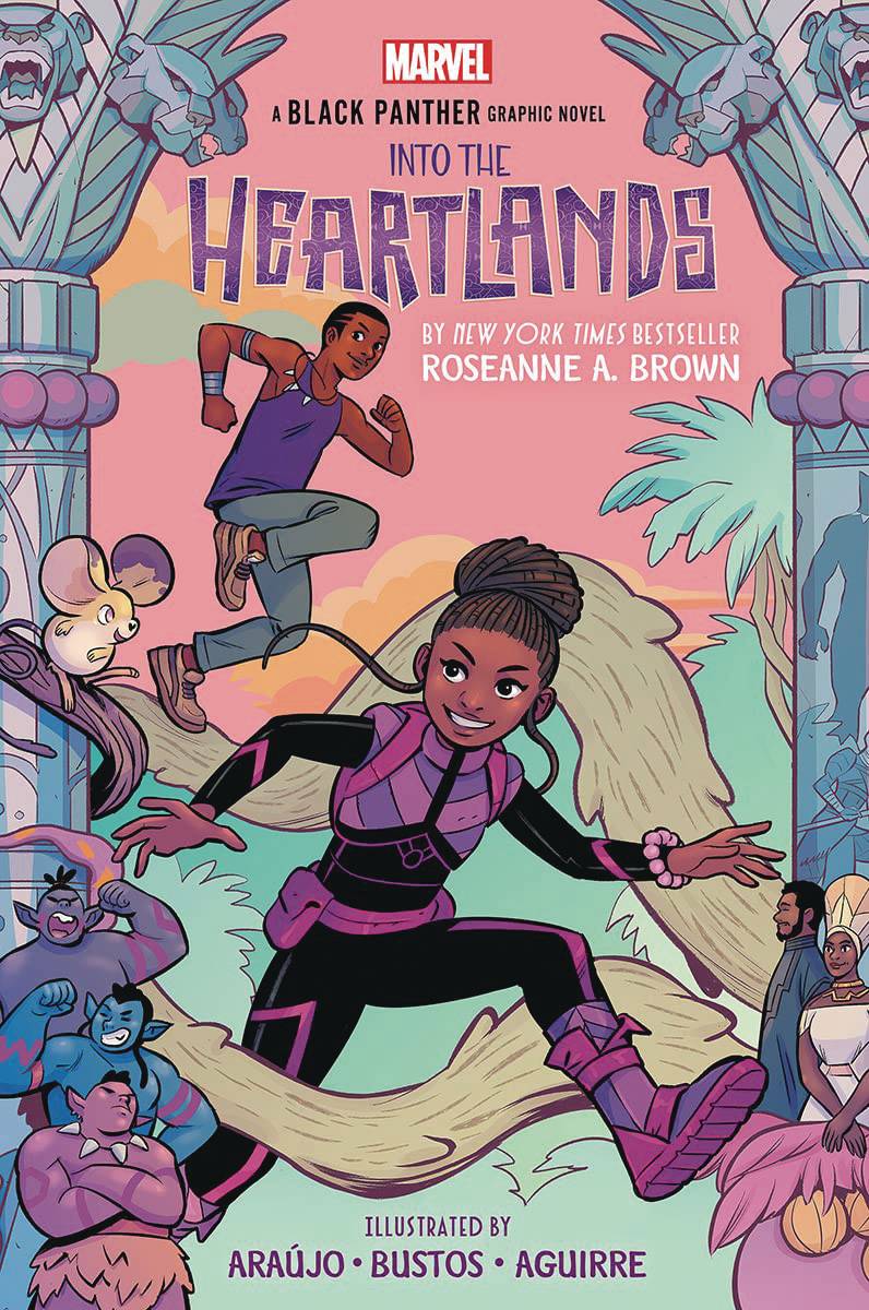 GRAPHIX Graphic Novel > Kids Black Panther Shuri & Tchalla Into Heartlands HC GN 9781338648065 FEB221493