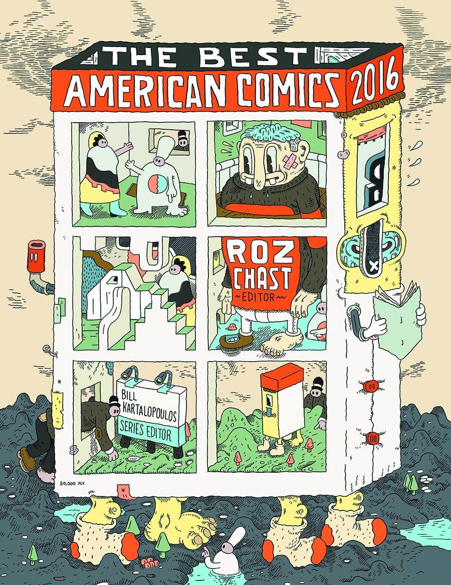 HOUGHTON MIFFLIN HARCOURT Graphic Novel Best American Comics HC 2016 (MR) 9780544750357 AUG161702