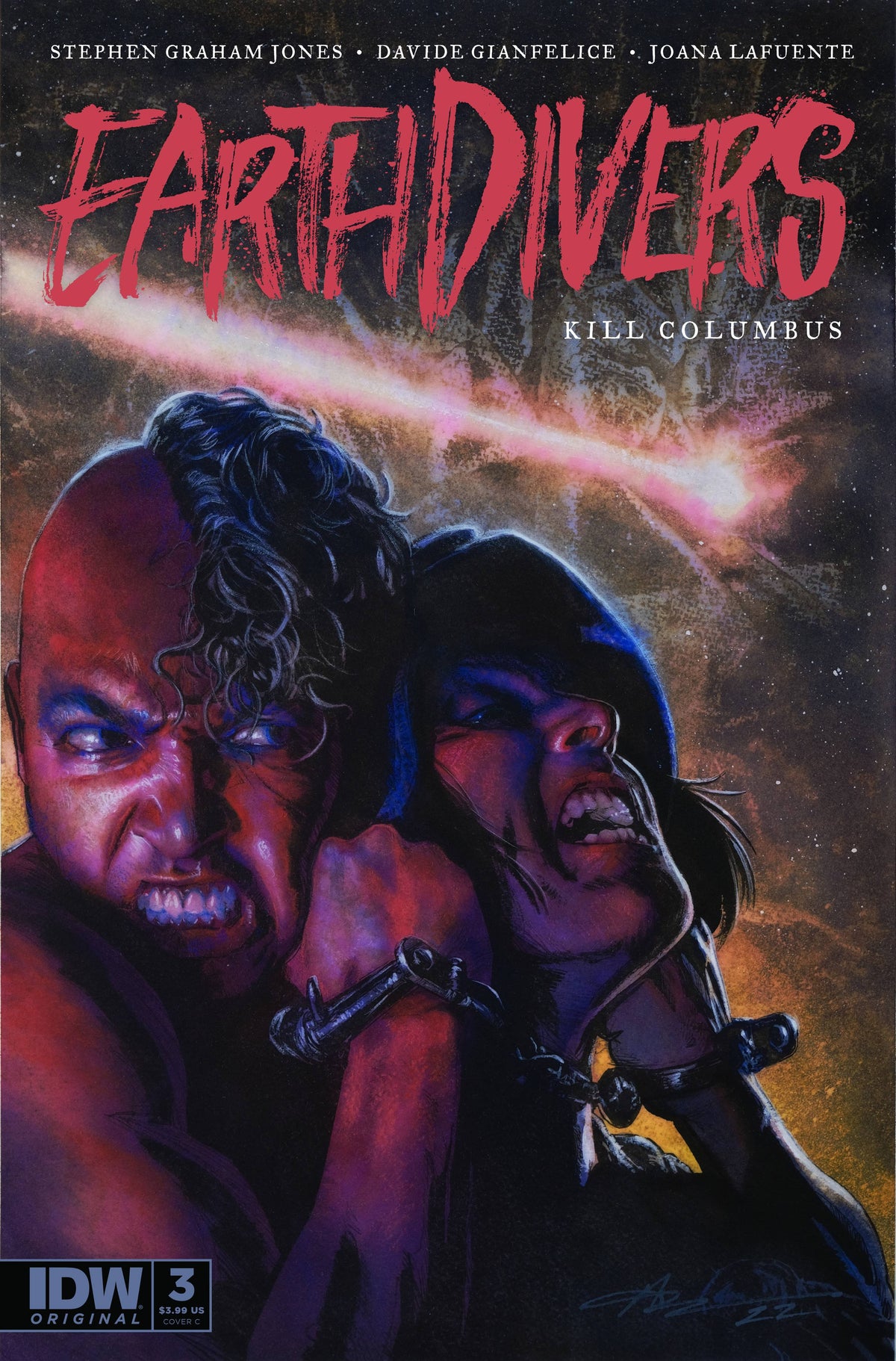 Idw Publishing Comic Books EARTHDIVERS #3 CVR C AARON CAMPBELL (MR) 82771403083900331 SEP221677