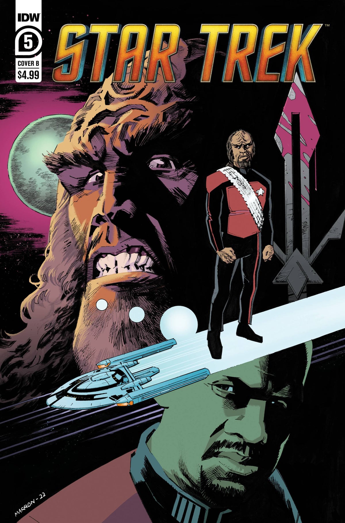 Idw Publishing Comic Books STAR TREK #5 CVR B 82771403084600521 DEC221412