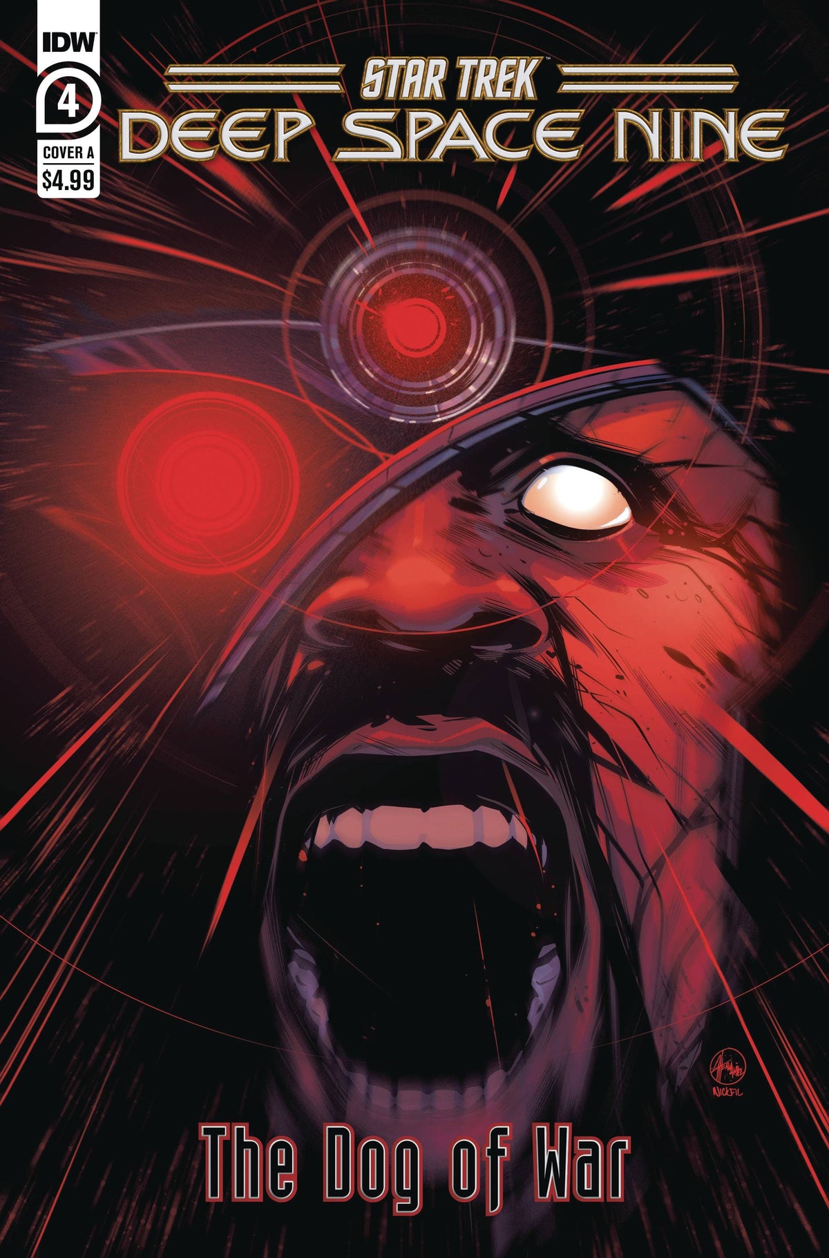 IDW Publishing Comic Books STAR TREK DS9 DOG OF WAR #4 CVR A HERNANDEZ 82771403145400411 APR231584