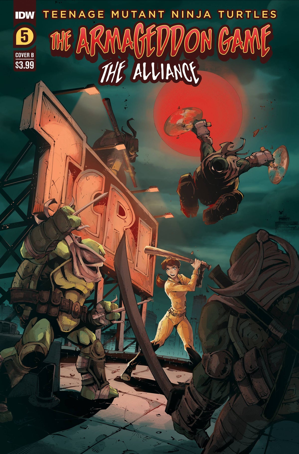 Idw Publishing Comic Books TMNT ARMAGEDDON GAME ALLIANCE #5 CVR B VERDUGO 82771403089100521 DEC221445
