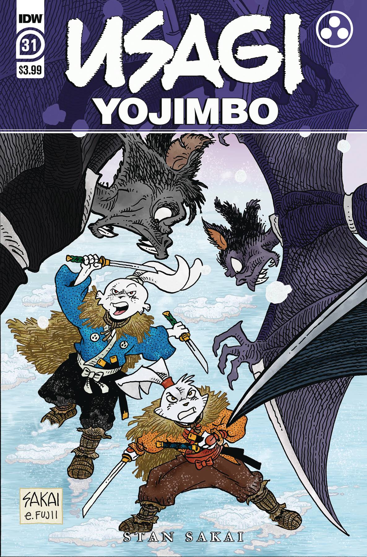 Idw Publishing Comic Books USAGI YOJIMBO #31 CVR A SAKAI 82771401801103111 JUL221668