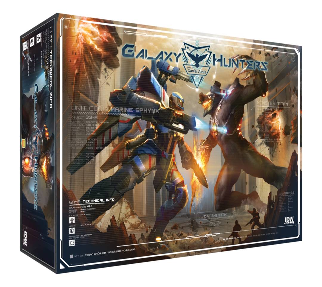 Idw Publishing Board Games > Large Box Games GALAXY HUNTERS GAME 827714015331 IDW 01533