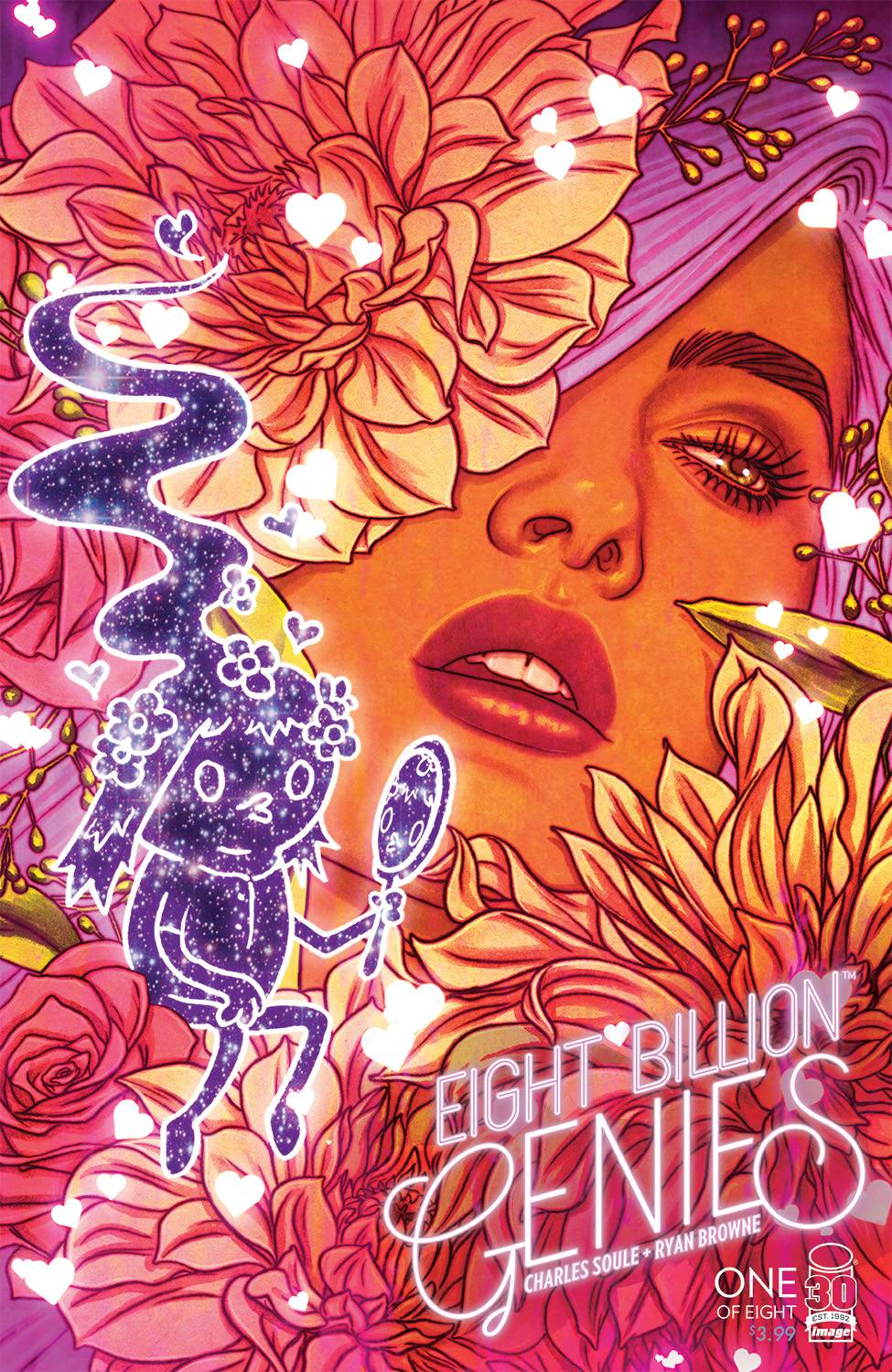 EIGHT BILLION GENIES #1 CVR B FRISON & SEELEY SIGNED BY CHARLES SOULE & RYAN BROWNE - Third Eye