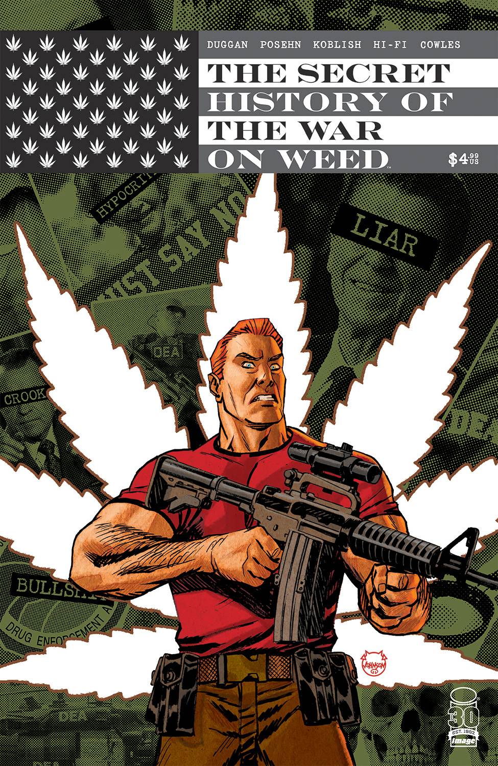 SECRET HISTORY OF WAR ON WEED 1:10 JOHNSON VARIANT - Third Eye