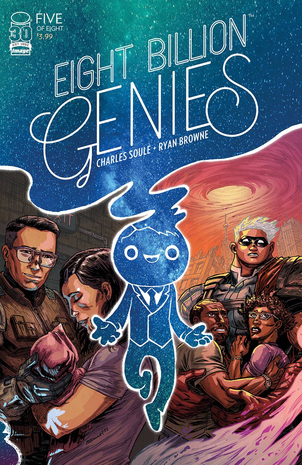 Image Comics Comic Books EIGHT BILLION GENIES #5 (OF 8) CVR A BROWNE (MR) 70985303424700511 JUL220202