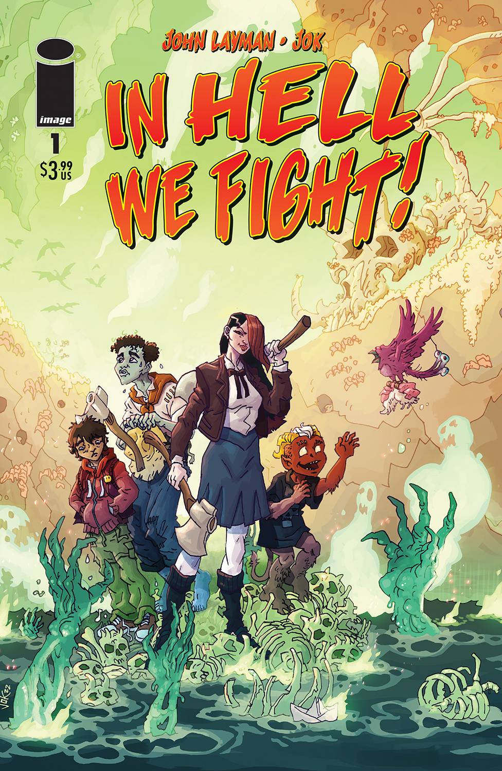 IMAGE COMICS Comic Books IN HELL WE FIGHT #1 CVR A JOK 70985303767500111 APR230017