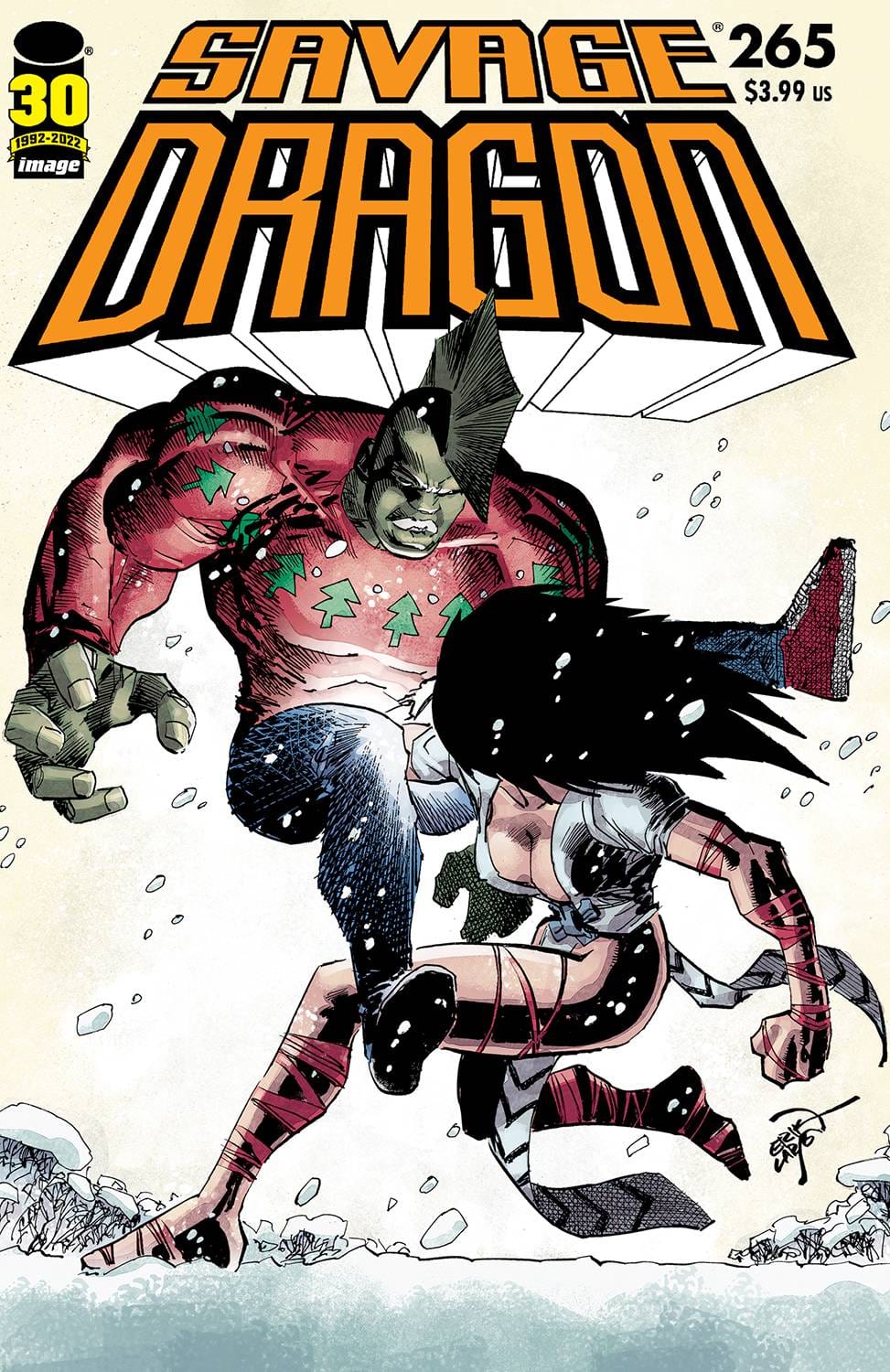 Image Comics Comic Books SAVAGE DRAGON #265 CVR A LARSEN (MR) 70985305211126511 OCT220201