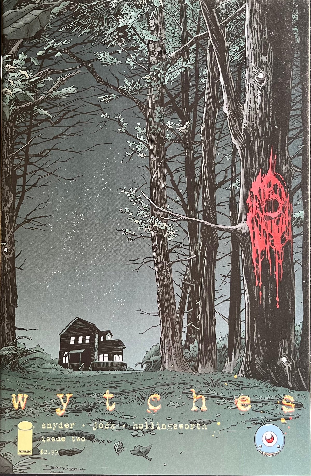 Image Comics Comic Books WYTCHES #2 THIRD EYE EXCLUSIVE BY DECLAN SHALVEY 95521276 TE0223046