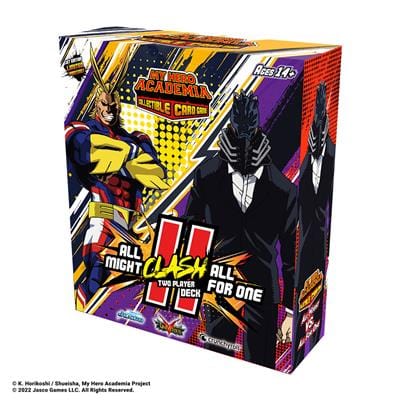 Jasco Games Trading Card Games My Hero Academia CCG: All Might VS All For One - 2-Player Clash Deck 850034738208 JASUVS04C