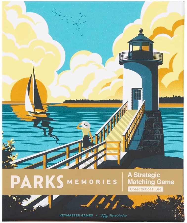 Keymaster Games Board Games > Large Box Games Parks - Memories: Coast to Coast 850003498102 KYM 06CTC