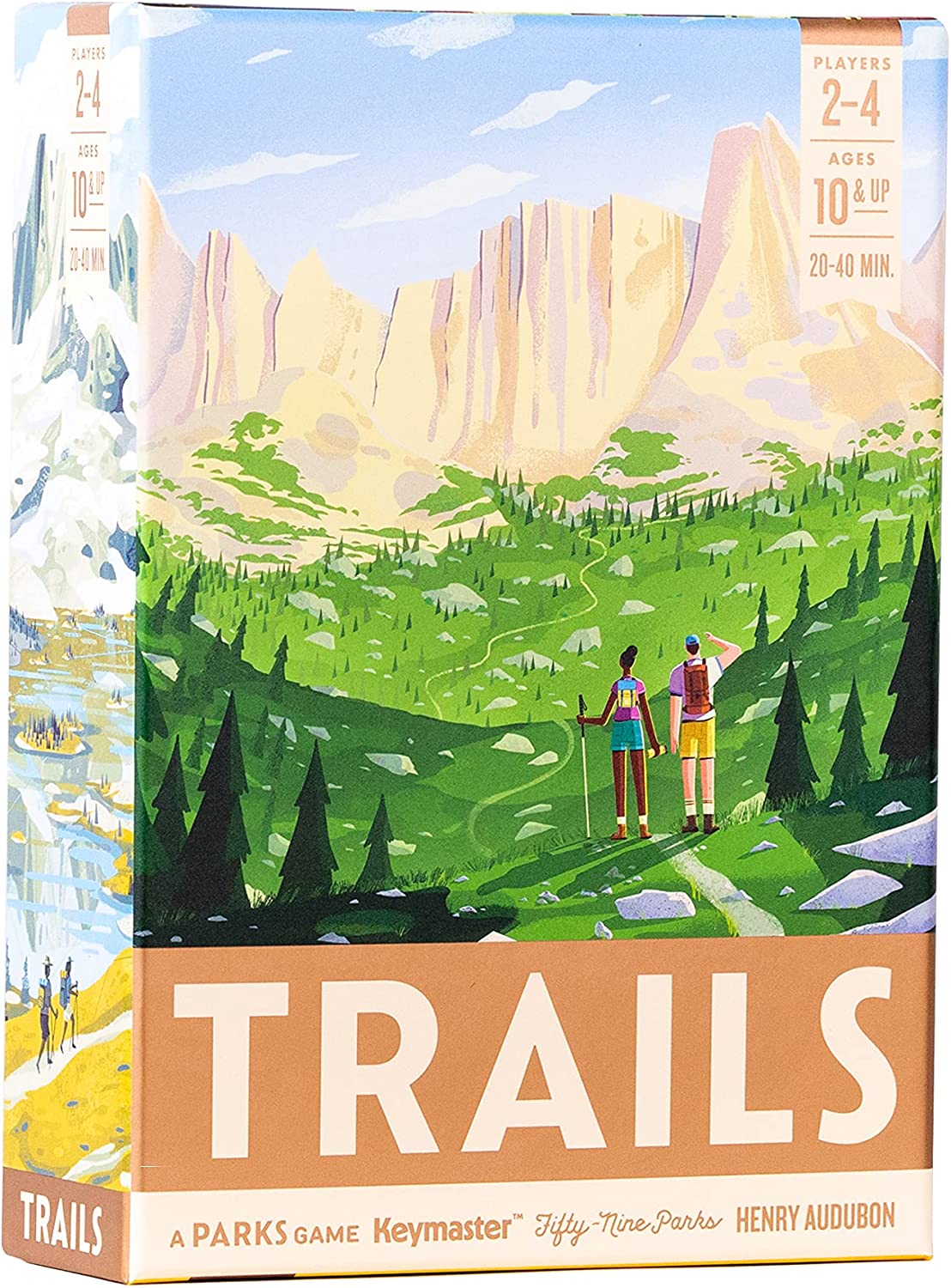 Keymaster Games Board Games > Large Box Games Parks: Trails 850003498126 KYM 0701