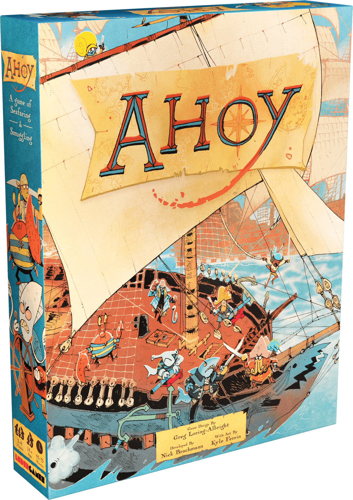 Leder Games Board Games > Large Box Games Ahoy 672975032166 LED 05000