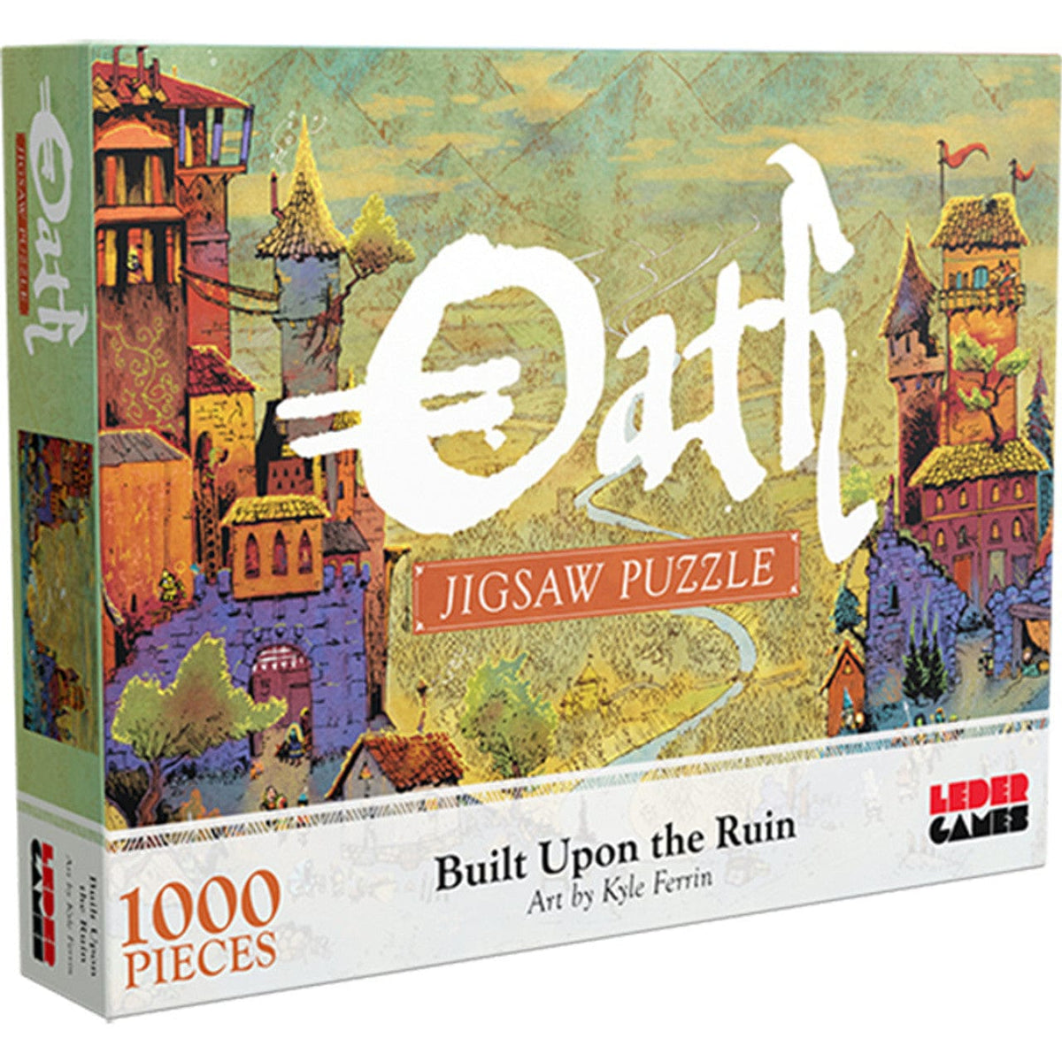 Leder Games Puzzles > Jigsaw Puzzles Puzzle: Oath - Built Upon the Ruin 672975032128 LED 04000