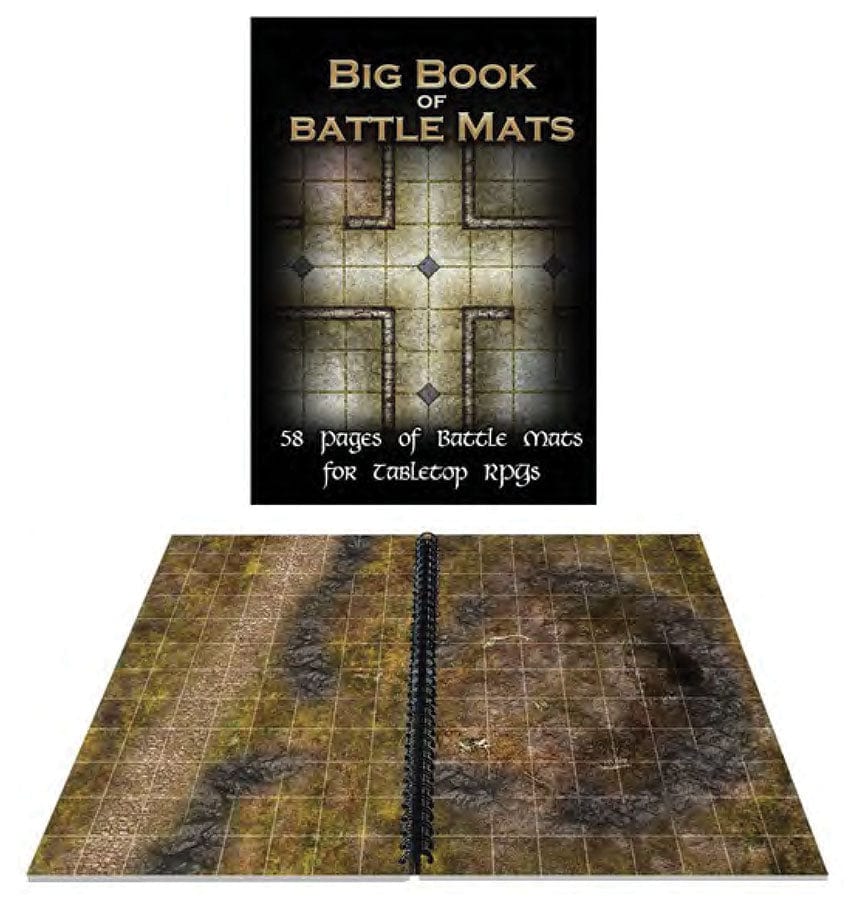Loke Battle Mats Game Supplies > Playmats Battle Mats: Big Book of Battle Mats 5060703680096 LBM 001