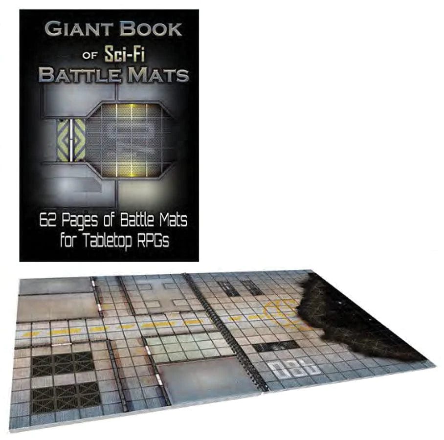 Loke Battle Mats Tabletop Games > Role-Playing Games Battle Mats: Giant Book of Sci-Fi Battle Mats 5060703680126 LBM 006