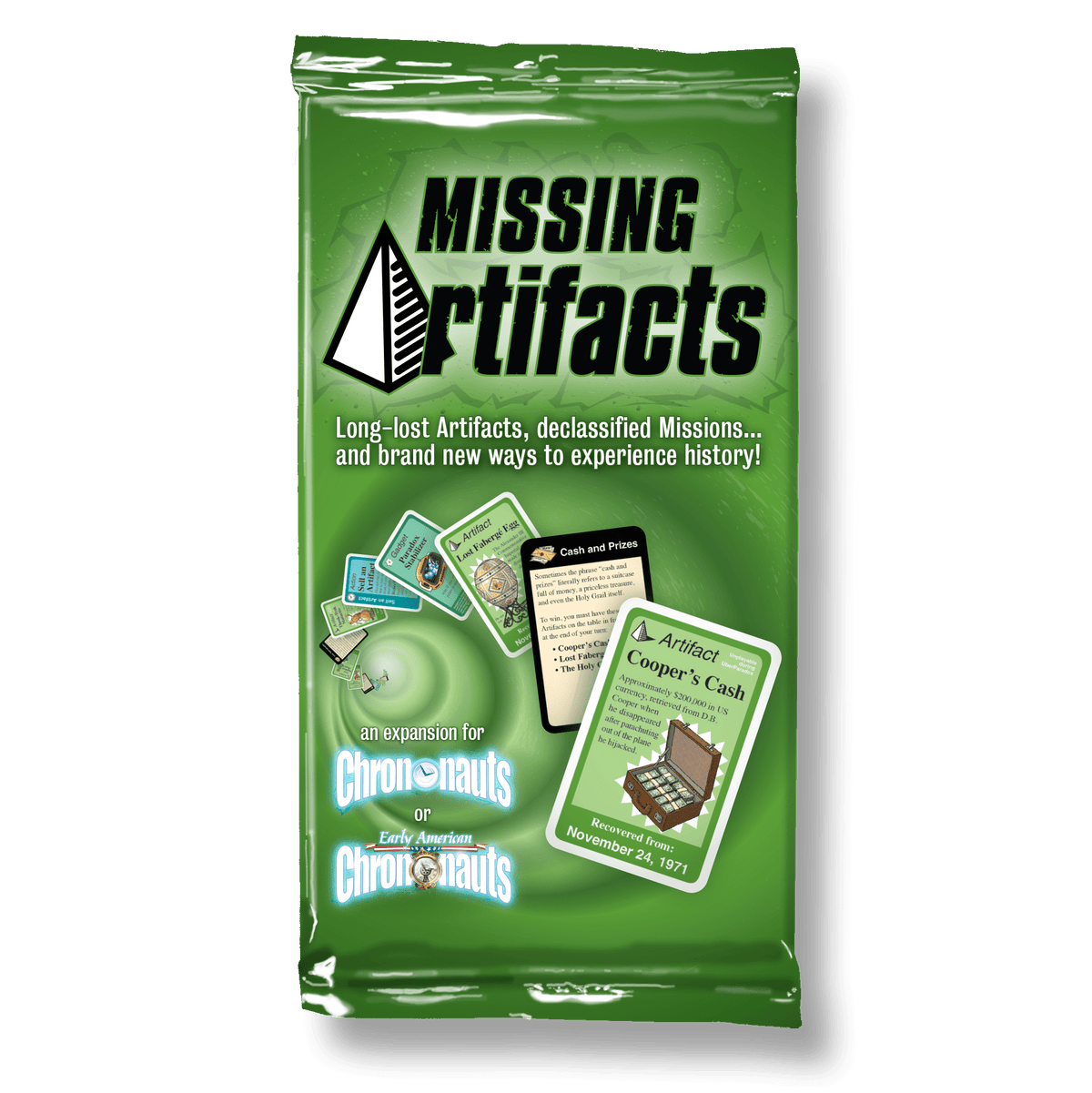 Looney Labs Board Games > Small Box Games > Expansions Chrononauts: Missing Artifacts Expansion 850023181190 LOO 125