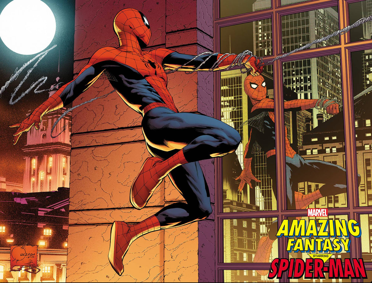 Marvel Comic Books > Incentives AMAZING FANTASY #1000 1:50 INCV QUESADA WRAPAROUND VAR 75960609975700181 JUN220940