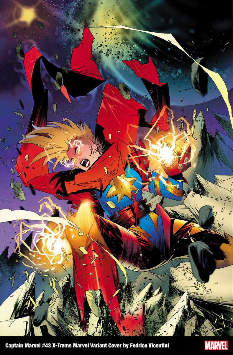 Marvel Comic Books CAPTAIN MARVEL #43 VICENTINI X-TREME MARVEL VAR 75960609268004321 SEP221052